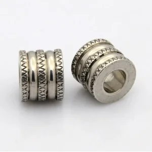 304 stainless steel column large hole big beads