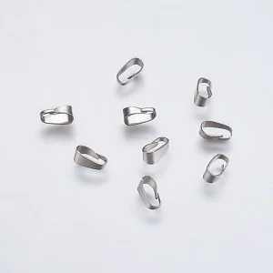 304 stainless steel snap on bails | gantungan liontin