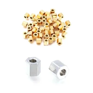 304 stainless steel hexagon shape beads