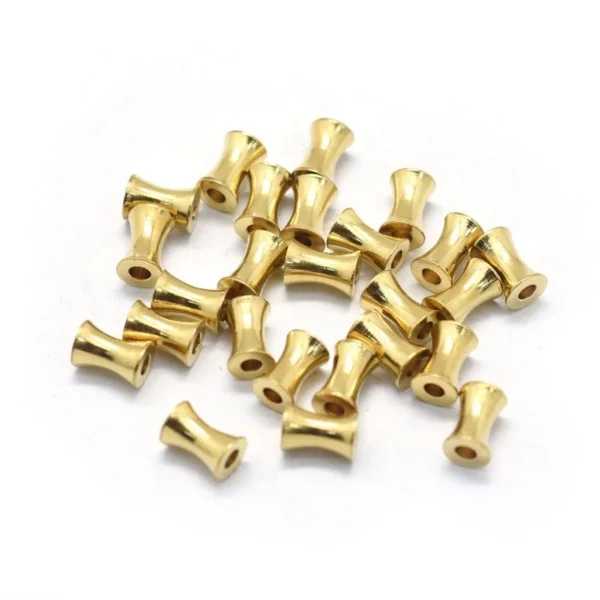 Brass raw uplated column beads | manik tembaga polos tanpa lapisan (1pc)