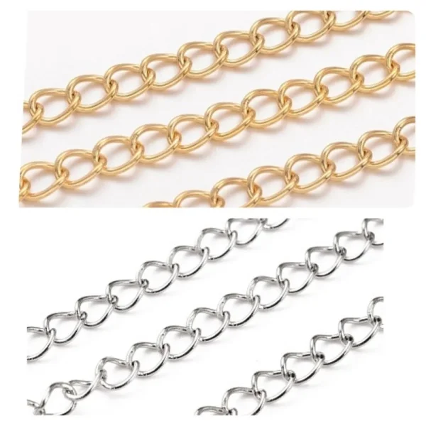 304 stainless steel curb chain extender chain