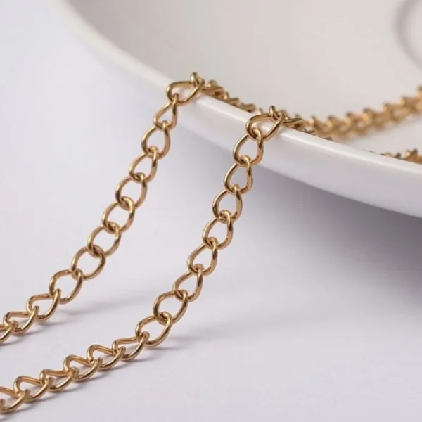304 stainless steel curb chain extender chain