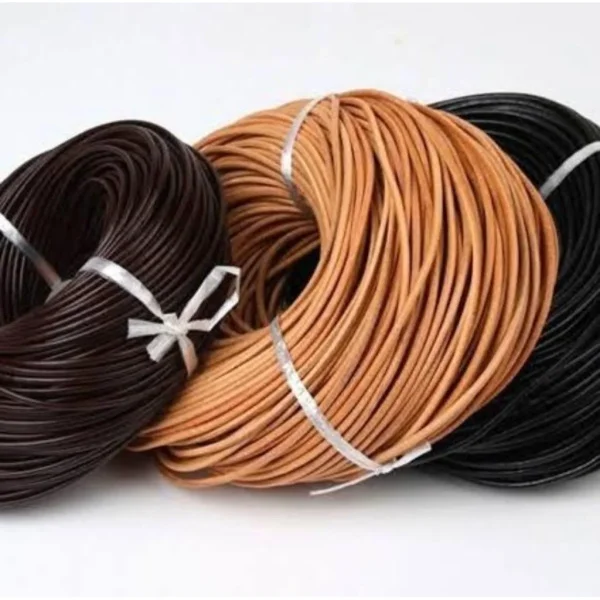 Cowhide genuine leather Cord 2mm | tali kulit asli