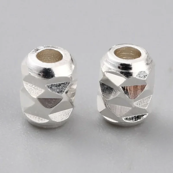 24k gold plated brass small barrel beads | manik bentuk barel