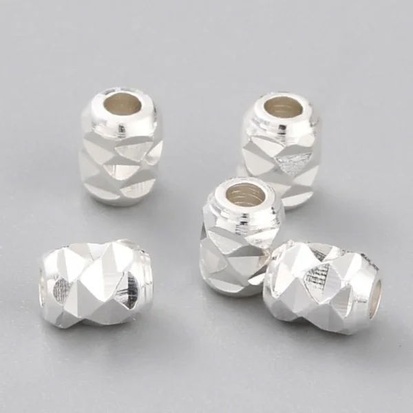 24k gold plated brass small barrel beads | manik bentuk barel
