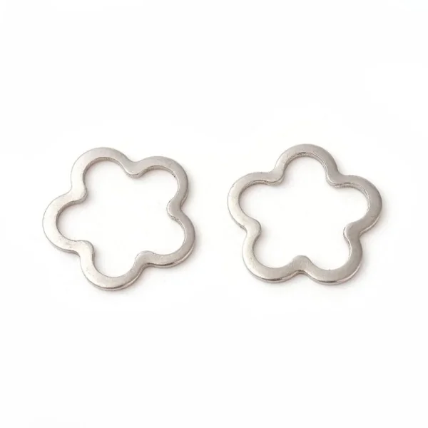 201 stainless steel linking ring flower shape