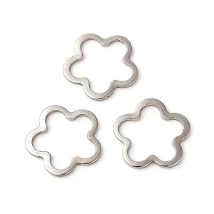 201 stainless steel linking ring flower shape