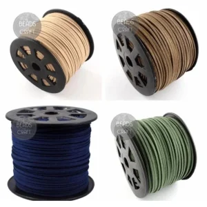 Suede leather cord