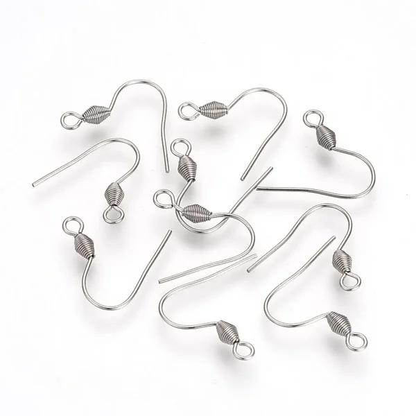 304 stainless steel new earring hooks | anting kawat stainless hypoallergenic