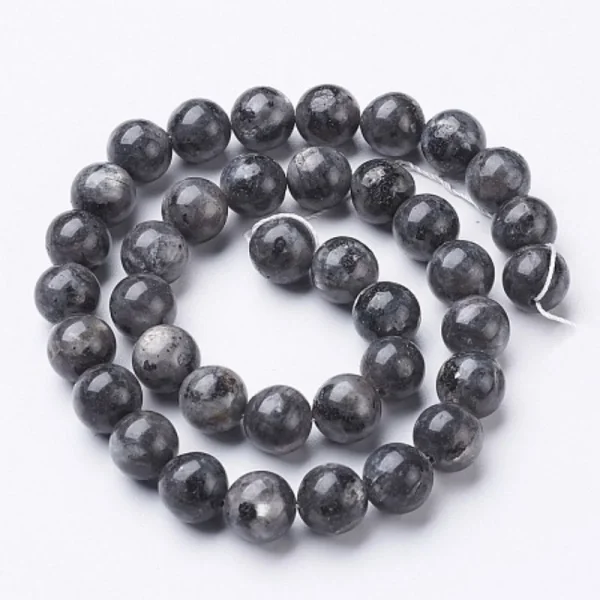 Natural labradorite round beads