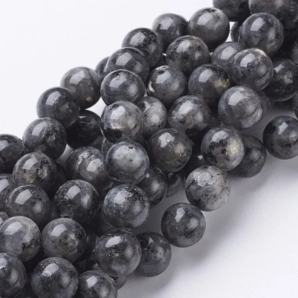 Natural labradorite round beads