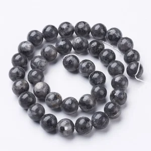 Natural labradorite round beads