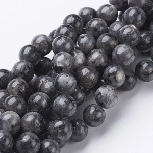 Natural labradorite round beads