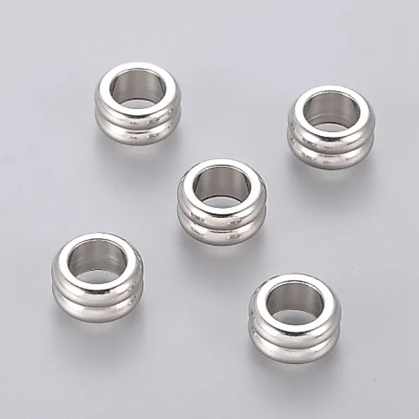 304 stainless steel column groove beads diameter 10mm