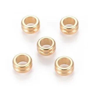 304 stainless steel column groove beads diameter 10mm