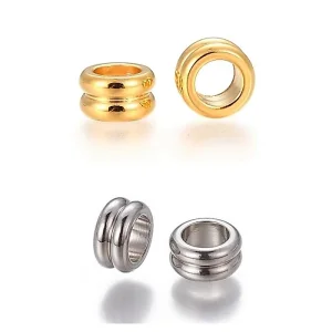 304 stainless steel column groove beads diameter 10mm