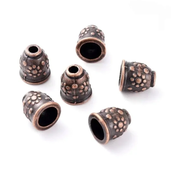 Metal alloy copper cone beads | manik cone tembaga