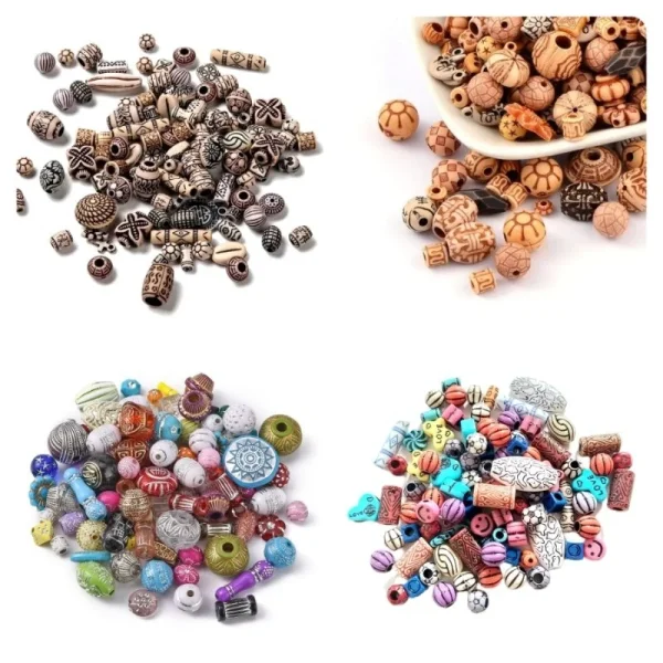 Acrylic plating beads | manik akrilik lapis warna