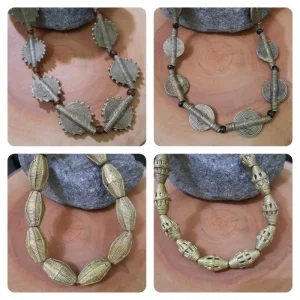 Ghana African beads | manik africa kuningan padat berat asli afrika