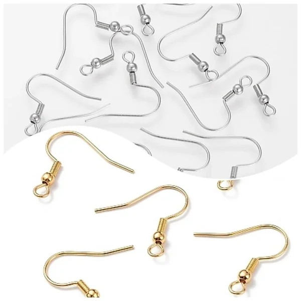 304 stainless steel wire earrings hooks hypoallergenic | bahan kaitan anting kuat anti karat