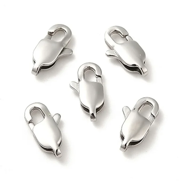 304 stainless steel 18k gold plating lobster claw clasp | kaitan gelang kalung