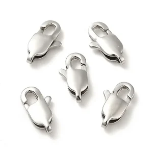 304 stainless steel 18k gold plating lobster claw clasp | kaitan gelang kalung