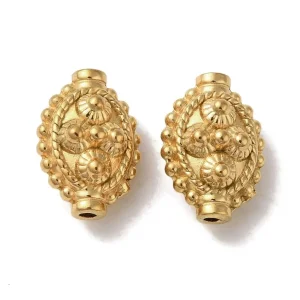 304 stainless steel ion Plating oval lantern golden beads